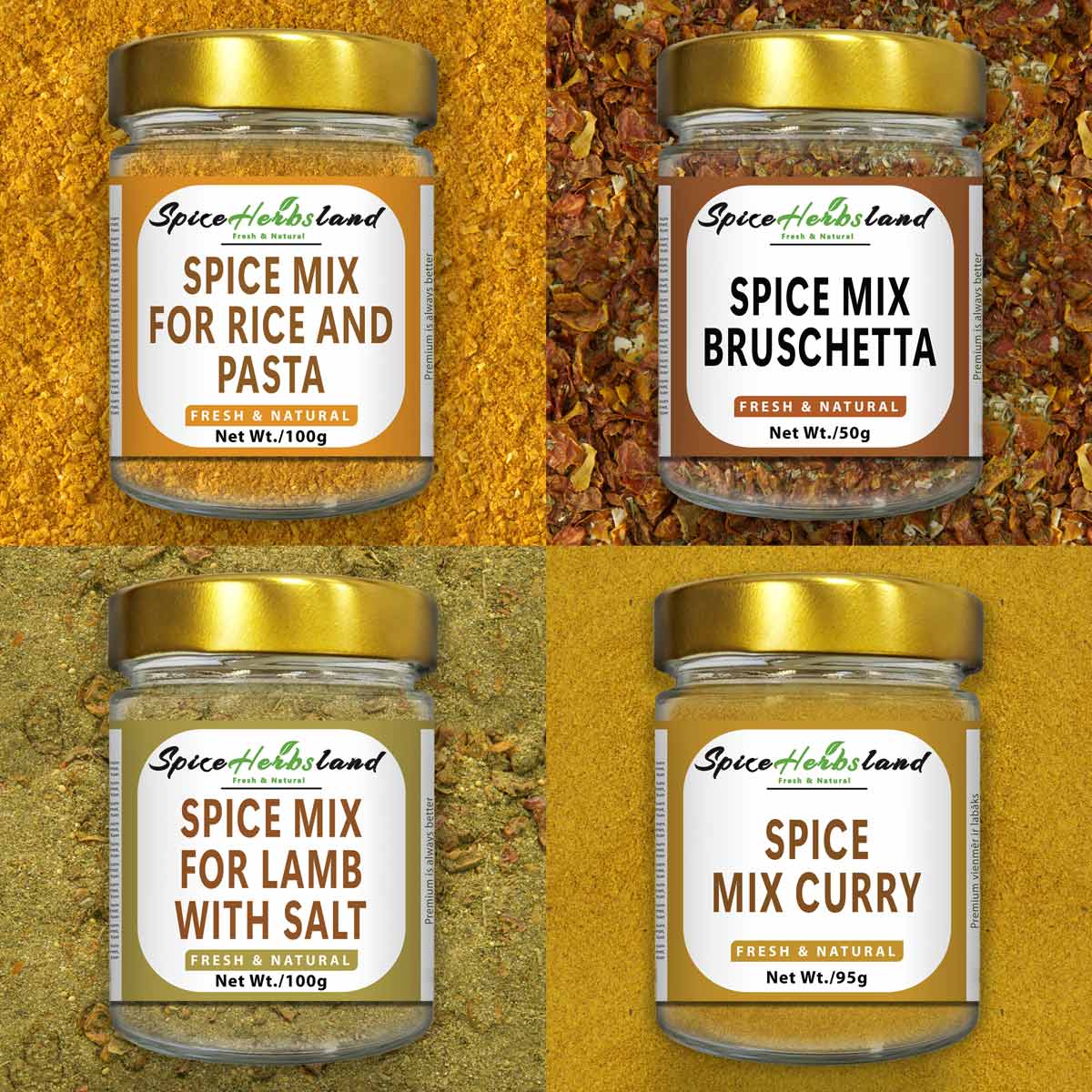 Spice Mix Collection - Pack of 4